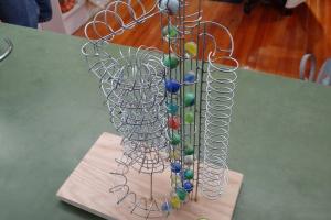 Kinetic Spheres Rolling Ball Sculpture