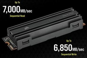 CORSAIR MP600 PRO Gen4 NVMe SSD with 7,000MB/sec Read Speed