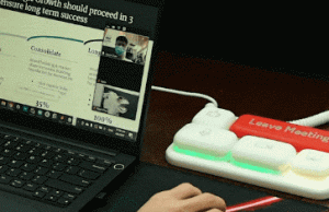 ChonkerKeys LED Mechanical Keypad for Video Calls