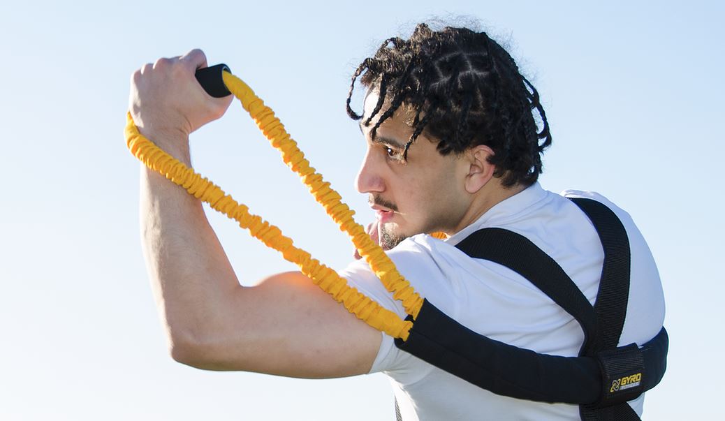 GYRO FITNESS, Shadow Boxer Pro, Boxing Resistance Bands Set for Shadow Boxing, Comes with Ankle Cuffs
