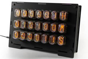 IN-12 IN-15 Big Binary Nixie Clock with Arduino