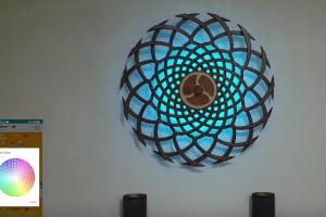 Oorja Wheel Kinetic Sculpture with App Control