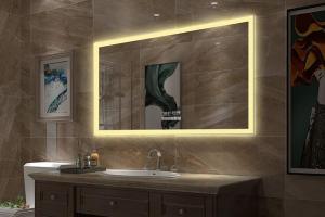 Gesipor LED Bathroom Mirror with Bluetooth