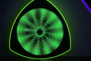 Rabbit Tanaka Cosmic Window: Electric Optical Illusion Disc