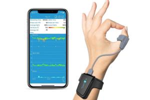 Wellue Checkme O2 Max Continuous Wrist Oxygen Monitor with Bluetooth