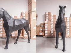 Arden 3D Printed Metal Horse Sculpture