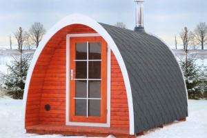 BZBCabins 8-Person Outdoor Sauna Igloo