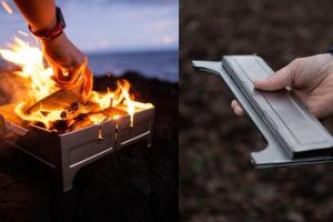Wolf and Grizzly Fire Safe: Foldable Fire Pit