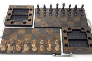 Origami Inspired Kinetic Chess Set