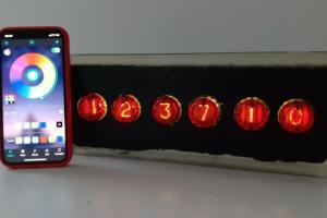 Monjibox Z560M Nixie Clock with App