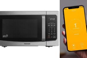 Toshiba ML-EM34P(SS) Alexa Compatible Microwave