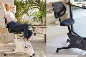 Sit2Go 2-in-1 Fitness Chair: Office Chair + Exercise Bike
