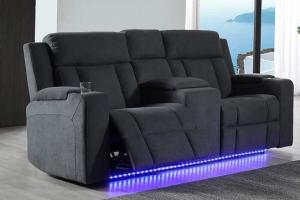 Betsy Furniture Power Reclining Theater Couch