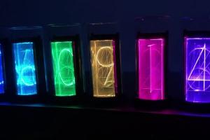 Gixie Clock: Modular RGB LED Nixie Clock