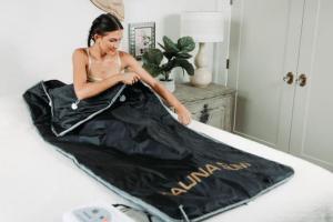 Sauna Slim Blanket with FIR Heat, Massage, & EMS