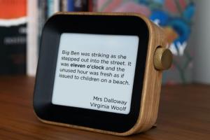 Author Clock Tells Time with Literary Quotes