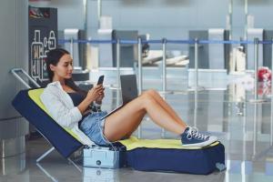 Bagletti Suitcase Transforms Into a Bed, Chair