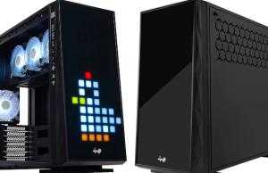 IN WIN 309 Gaming Edition Computer Case with 144 ARGB LED Panel, Built-in Games