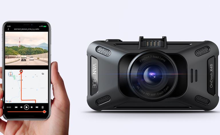 Vantrue X4S Duo 4K Dual Wifi Dash Cam