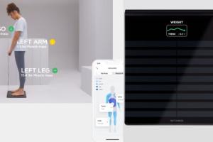 Withings Body Scan: Smart Scale with Segmental Body Composition & Heart Health Analyzer