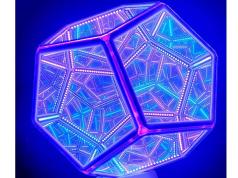17-Inch LED Infinity Dodecahedron with Music Sync