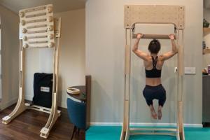 Rock Climbing Ninja Warrior Training Rack