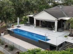 Shipping Container Pool with 8m Window