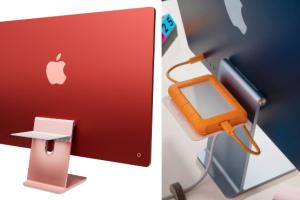 Twelve South Backpack for M1 iMac: Storage Shelf for Hard Drives