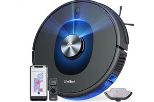 Shellbot SL60 AI Robot Vacuum & Mop with LiDAR Navigation
