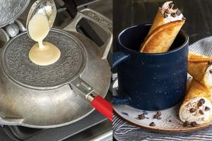 Nordic Ware Krumkake Iron for Scandinavian Cone Cookies