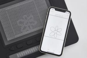 Dot Pad Tactile Braille Display for iPhone & iPad