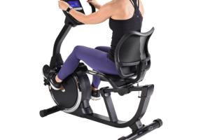 Stamina Magnetic Recumbent Exercise Bike 845 with muuv Coaching App
