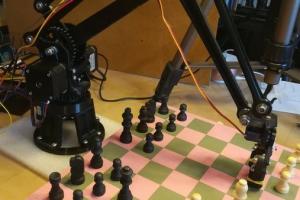 3D Printed Stockfish Chess Robot with Raspberry Pi & Arduino
