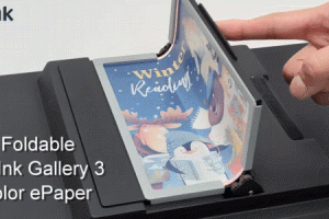 E-Ink Gallery 3 Rollable Color ePaper Display
