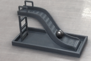 3D Printable Impossible Slide Optical Illusion
