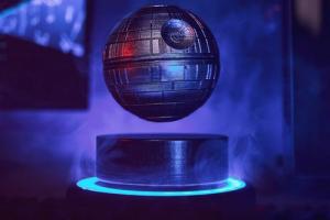 Levitating 3D Printed Death Star with RGB Base