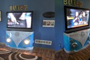 ’65 VW Bus TV Stand by Brian Bauer