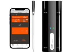 CookPerfect Wireless Meat Thermometer with Rechargeable Docking Station