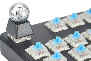3D Printed Death Star Keycap for Mechanical Keyboards