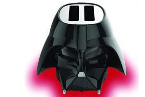 Uncanny Brands Darth Vader Halo Toaster with Lightsaber Sounds