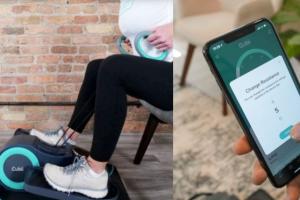 Cubii Total Body+ App Connected Seated Elliptical with Resistance Bands