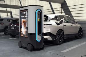ZiGGY Mobile Electric Vehicle Charging Robot Can Be Summoned via App