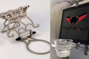 Flight Stand: Smartphone/Tablet Holder for Air Travel