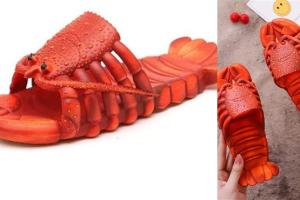 Lobster Slippers for the Beach