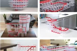 DesignNest MagnetCubes Modular Magnetic Marble Run