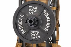 Outdoorsmans Atlas Trainer with Olympic Weight Plates Holder