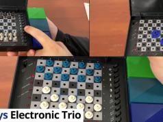 SciSys Electronic Trio Electronic Checkers, Chess, Tic Tac Toe Computer