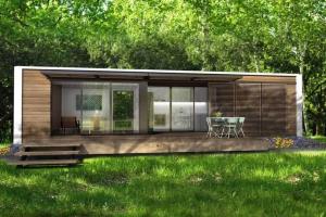 40ft Shipping Container Home with Kitchen + Bathroom + Bedroom