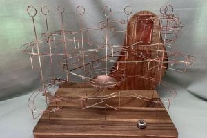 CopperGravity Rolling Ball Sculpture