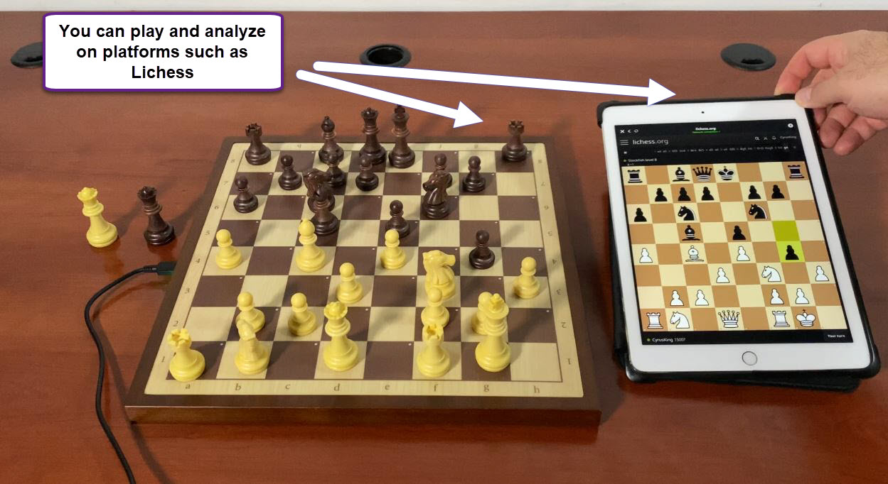 Smart Chess Board - Play online or against Raspberry Pi